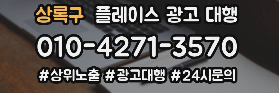 상록구 플레이스 광고 대행