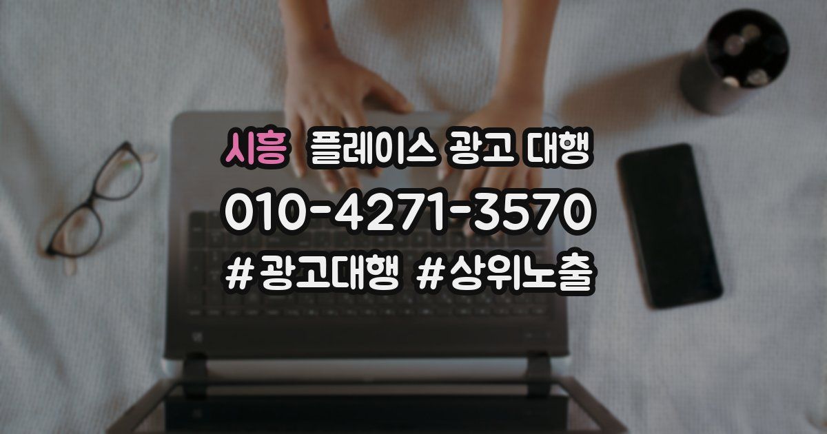 시흥 플레이스 광고 대행