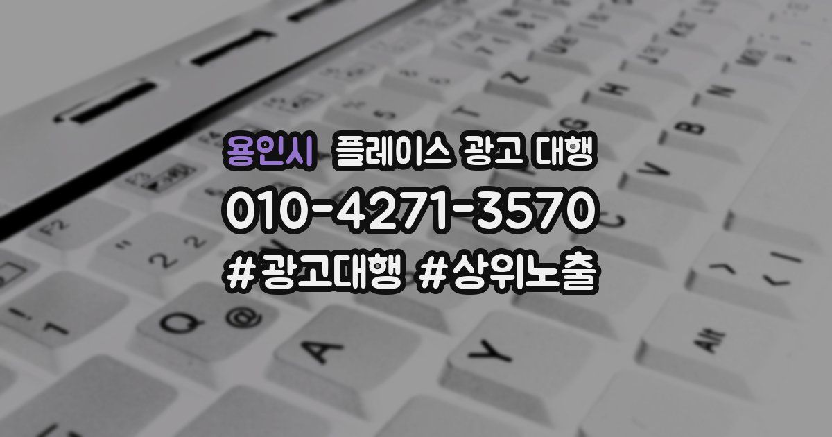 용인시 플레이스 광고 대행