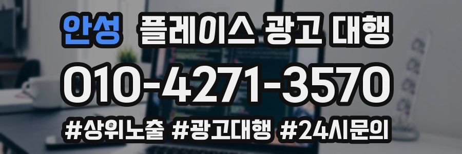 안성 플레이스 광고 대행