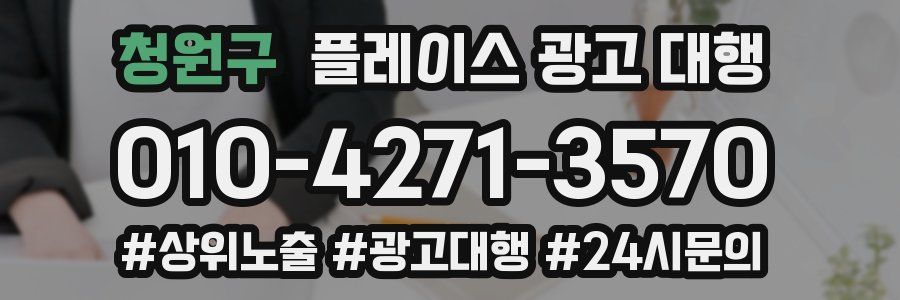 청원구 플레이스 광고 대행