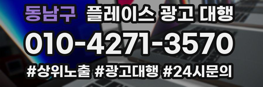 동남구 플레이스 광고 대행