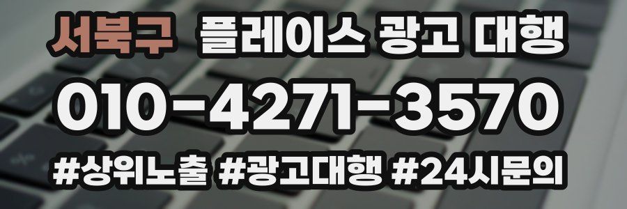 서북구 플레이스 광고 대행