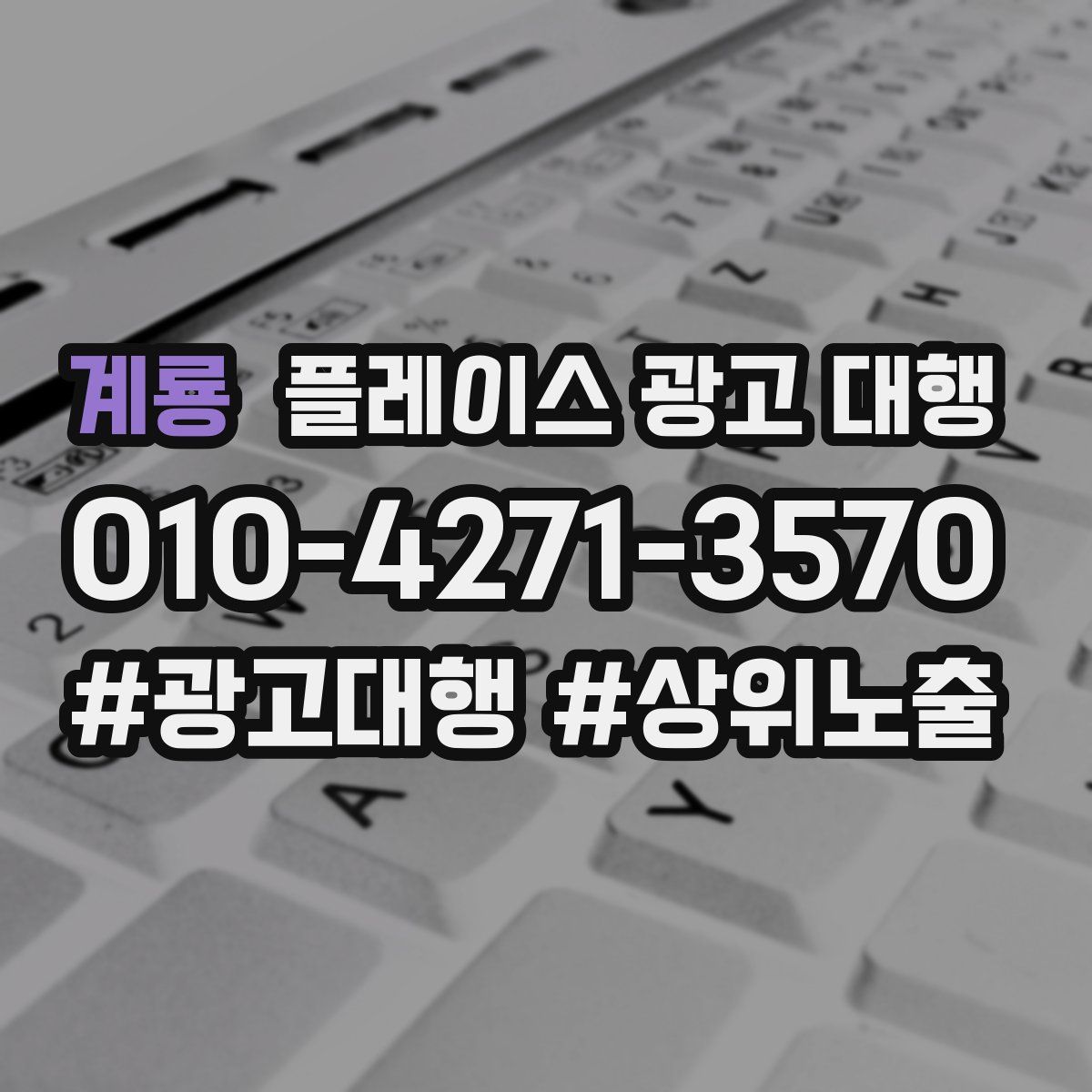 계룡 플레이스 광고 대행