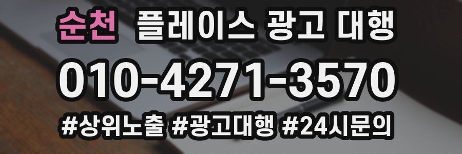 순천 플레이스 광고 대행