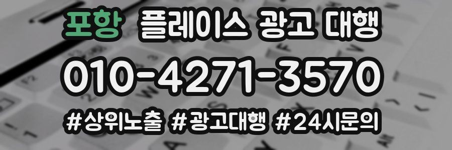 포항 플레이스 광고 대행