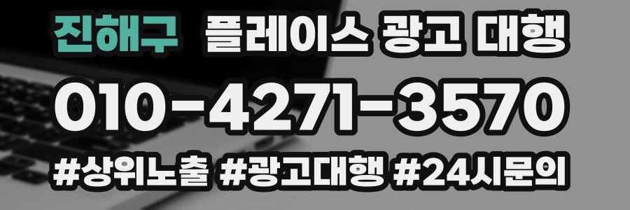 진해구 플레이스 광고 대행