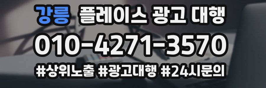 강릉 플레이스 광고 대행