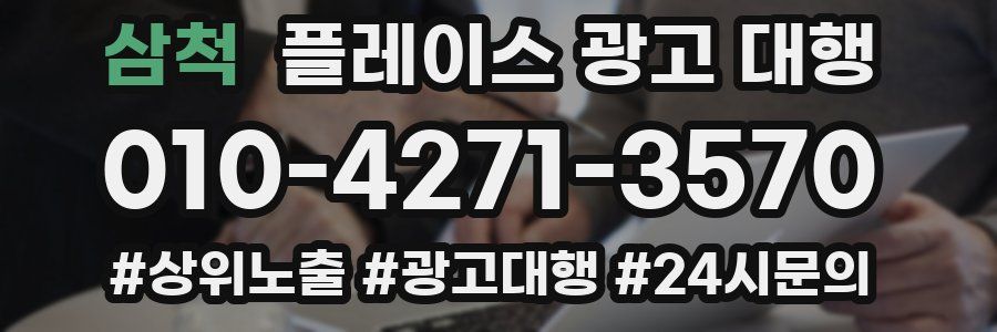 삼척 플레이스 광고 대행