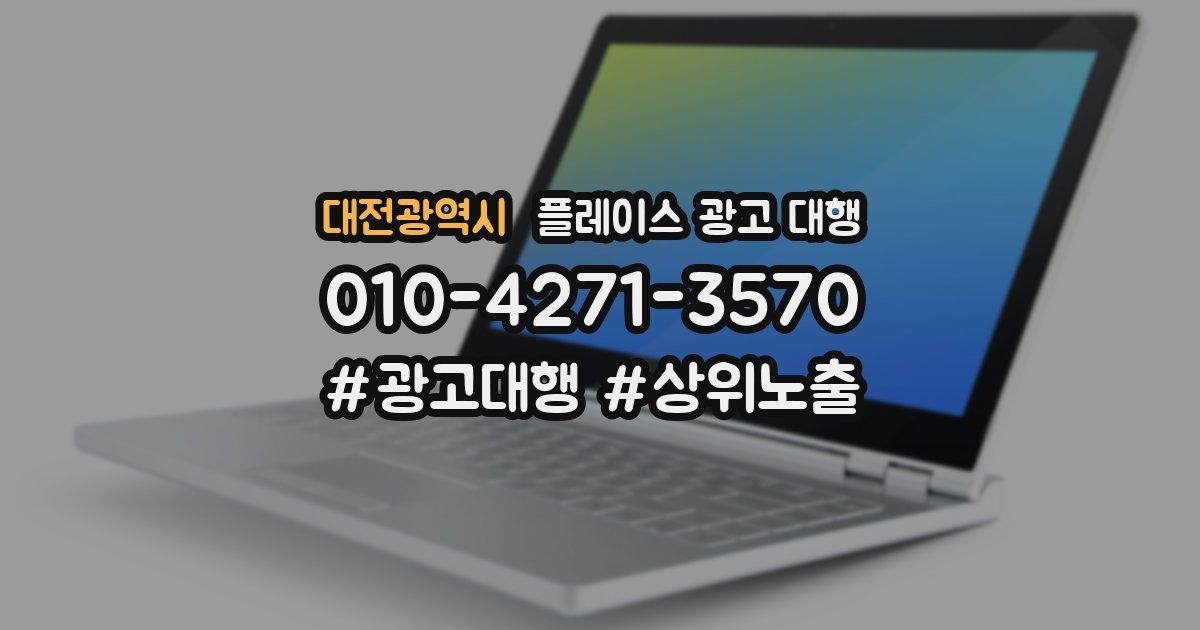 대전광역시 플레이스 광고 대행