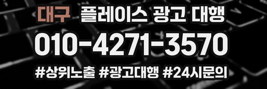 대구 플레이스 광고 대행