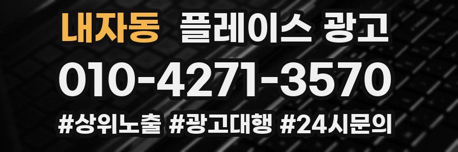 내자동 플레이스 광고