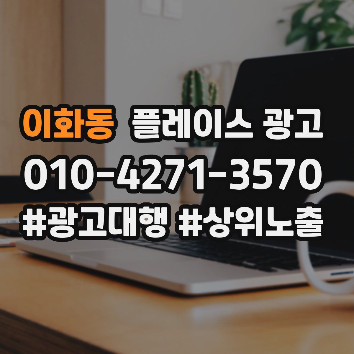 이화동 플레이스 광고