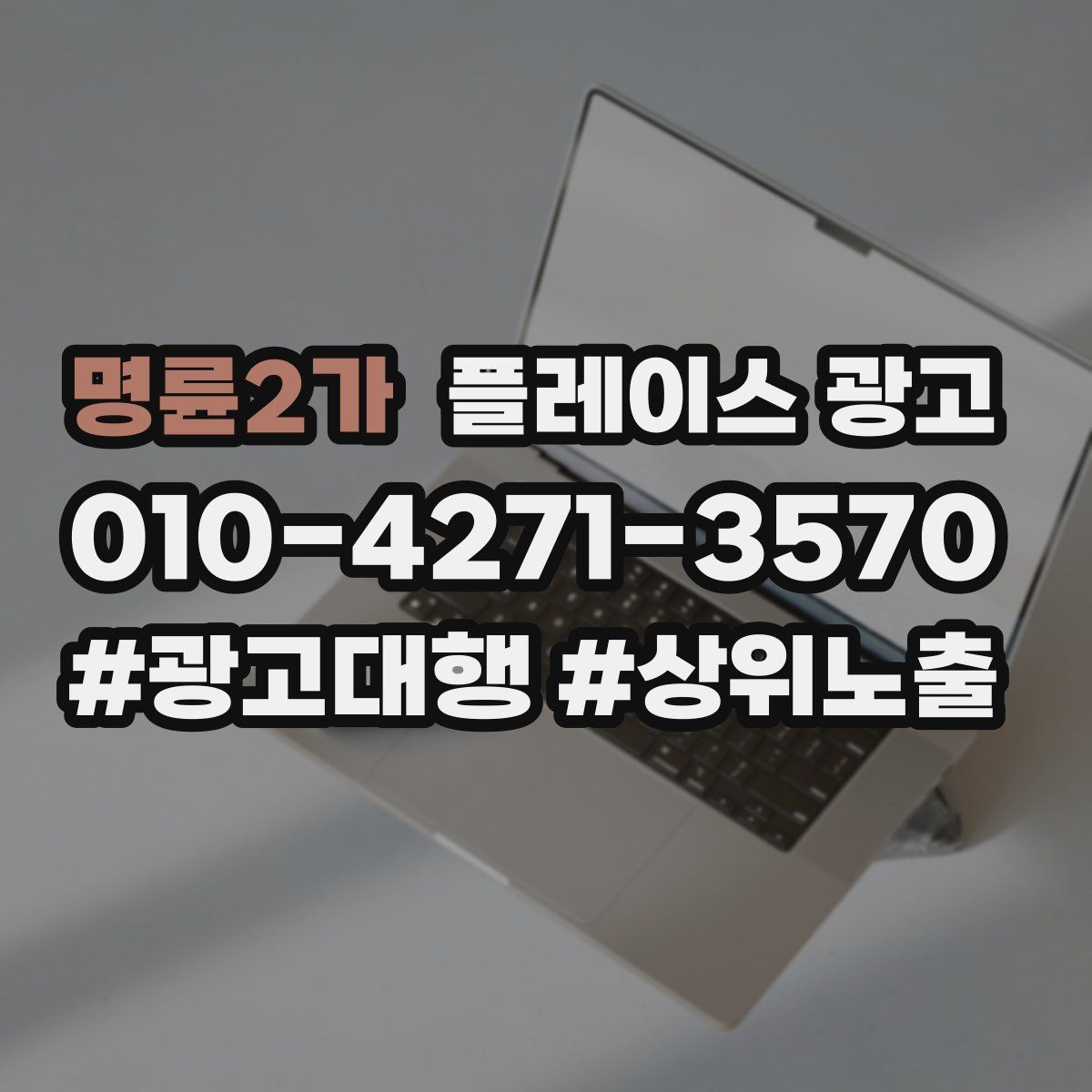 명륜2가 플레이스 광고