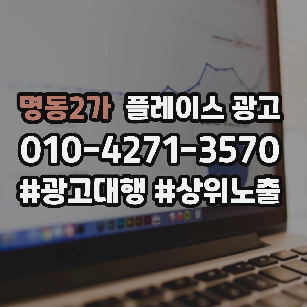 명동2가 플레이스 광고
