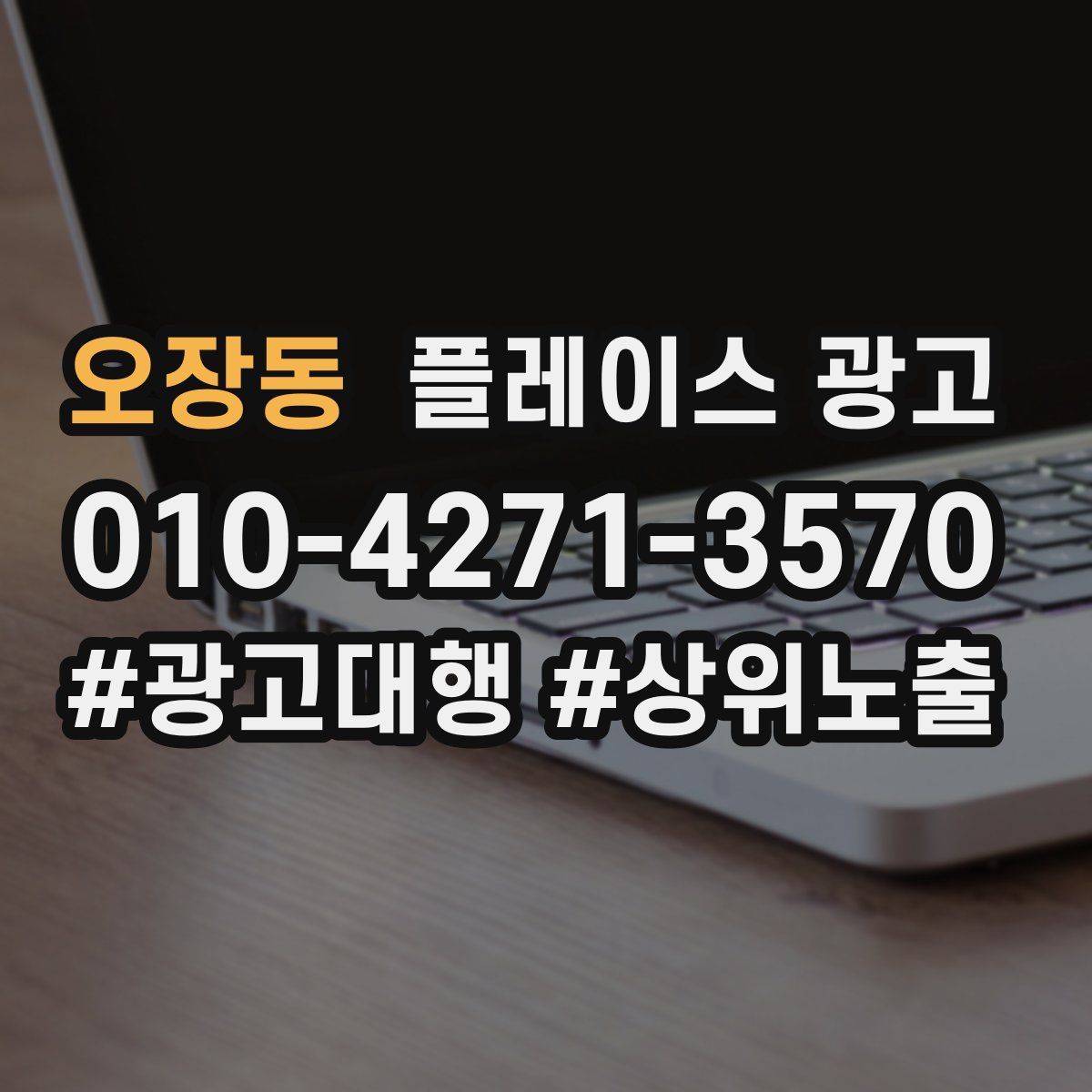 오장동 플레이스 광고