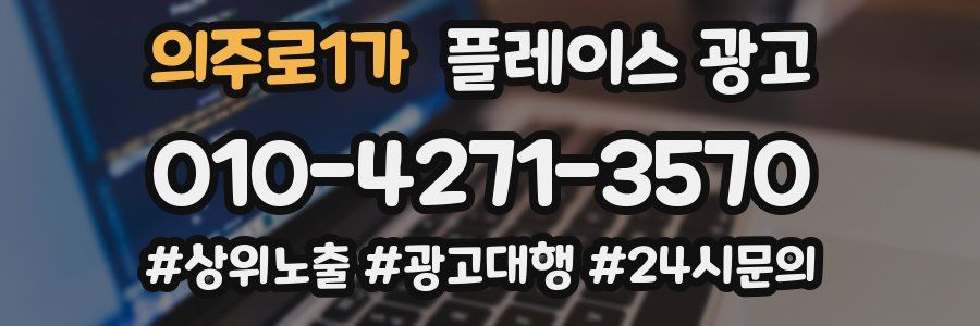 의주로1가 플레이스 광고