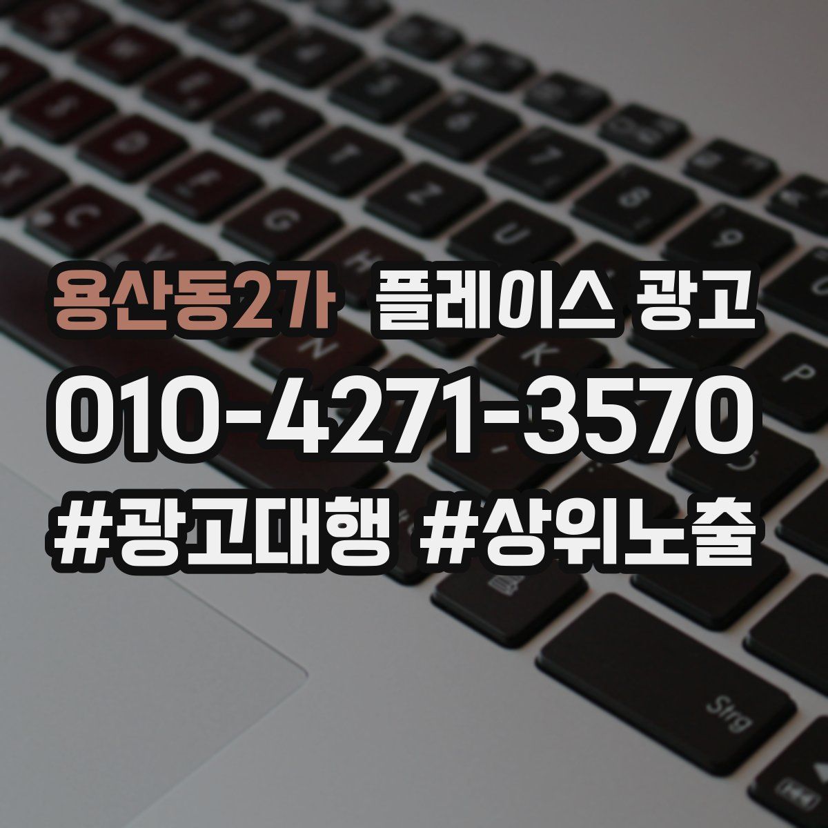 용산동2가 플레이스 광고