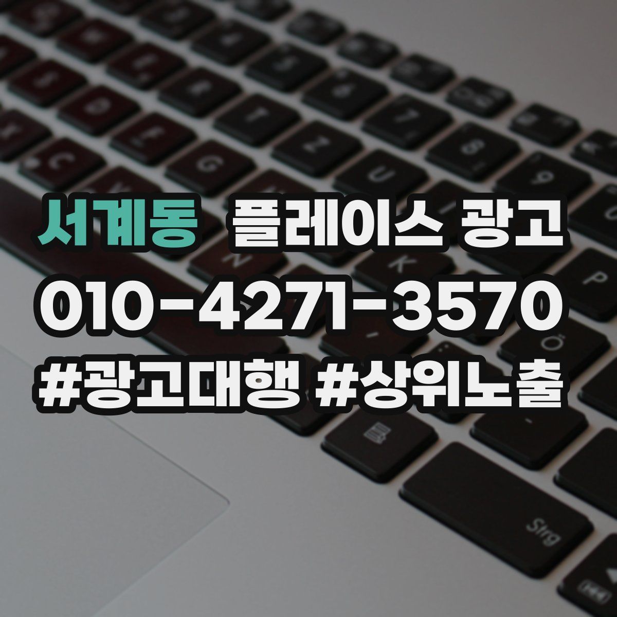 서계동 플레이스 광고