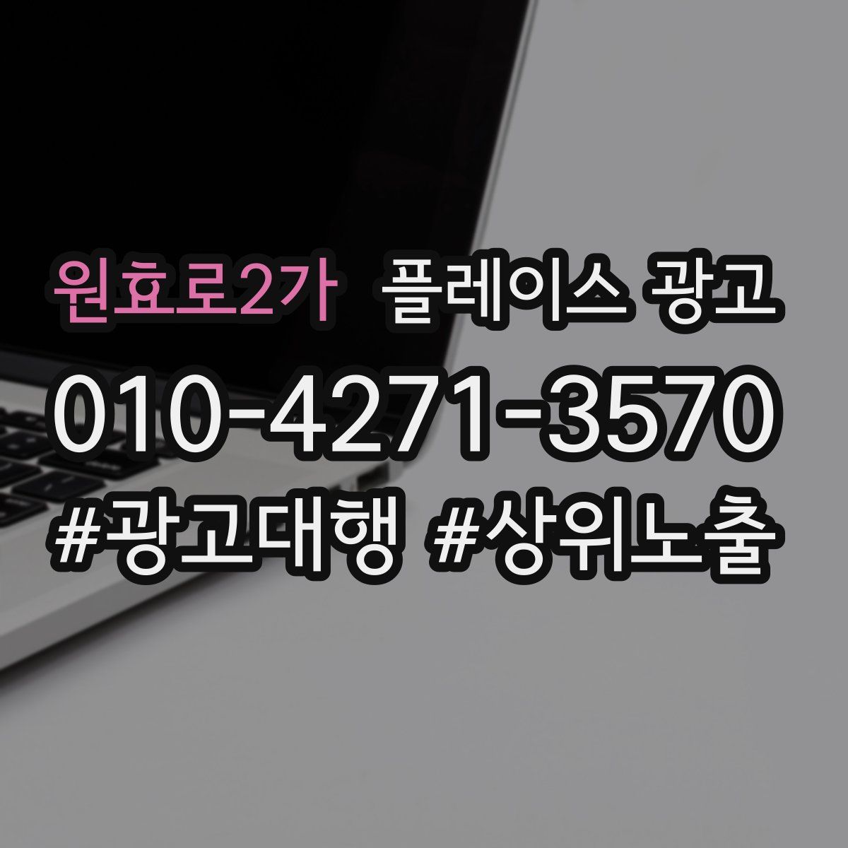 원효로2가 플레이스 광고
