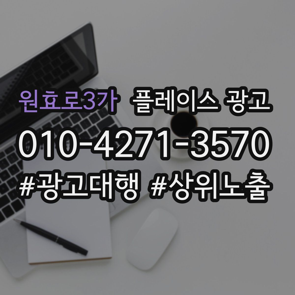 원효로3가 플레이스 광고