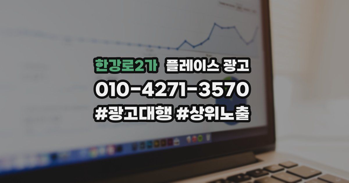 한강로2가 플레이스 광고