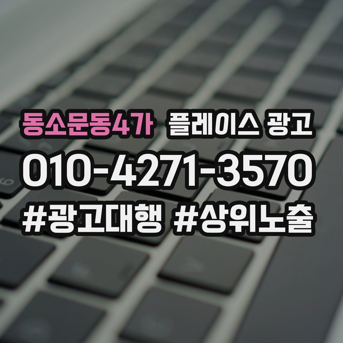 동소문동4가 플레이스 광고