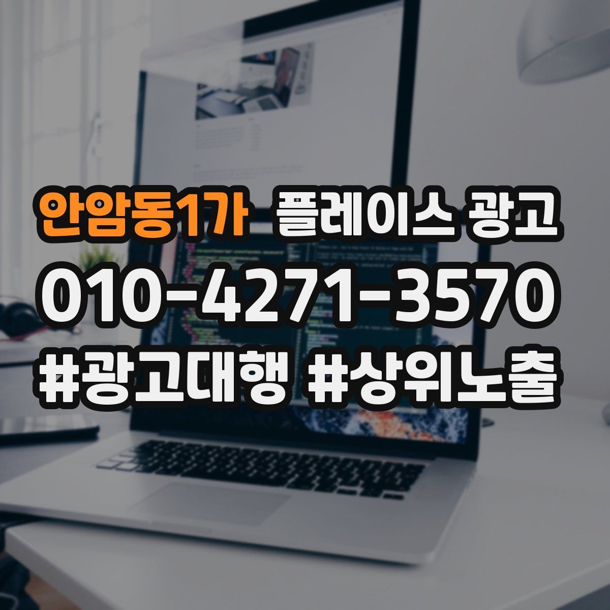 안암동1가 플레이스 광고