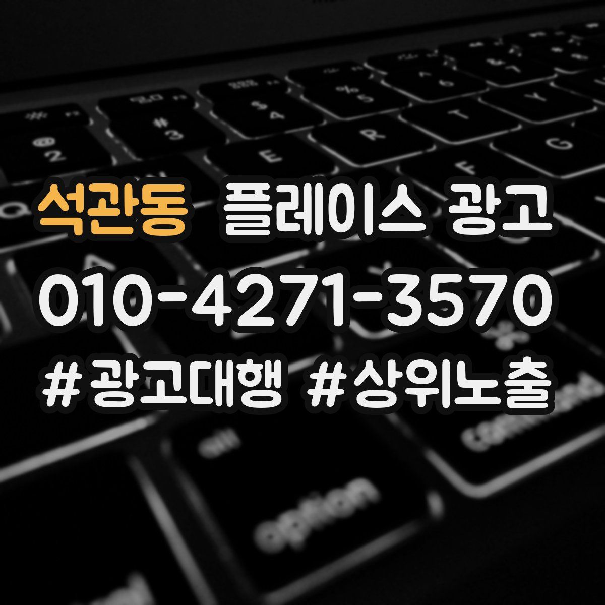 석관동 플레이스 광고