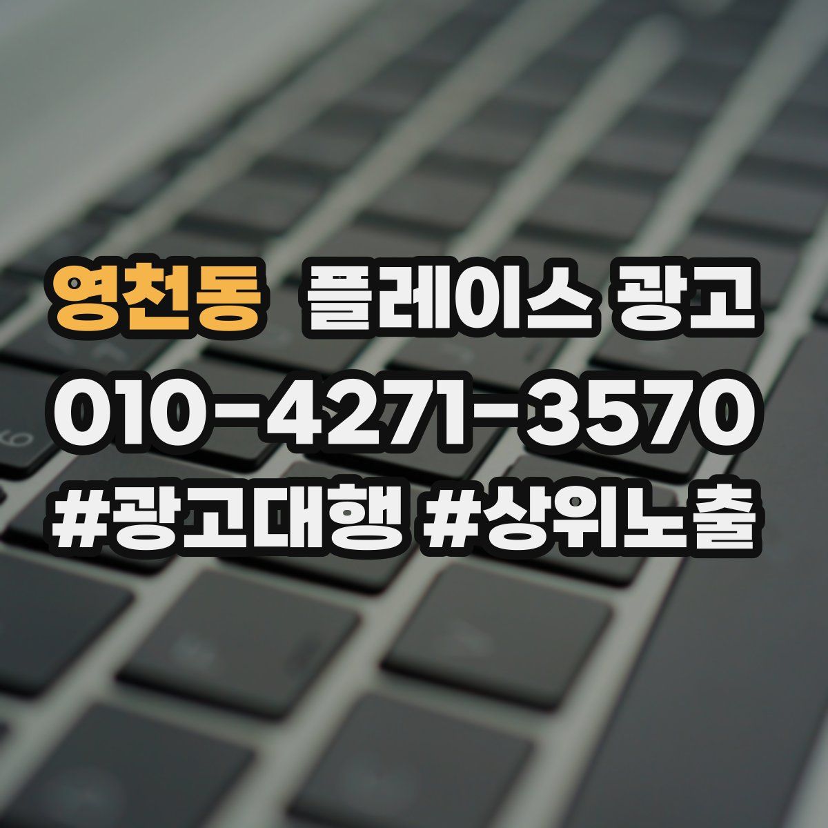 영천동 플레이스 광고