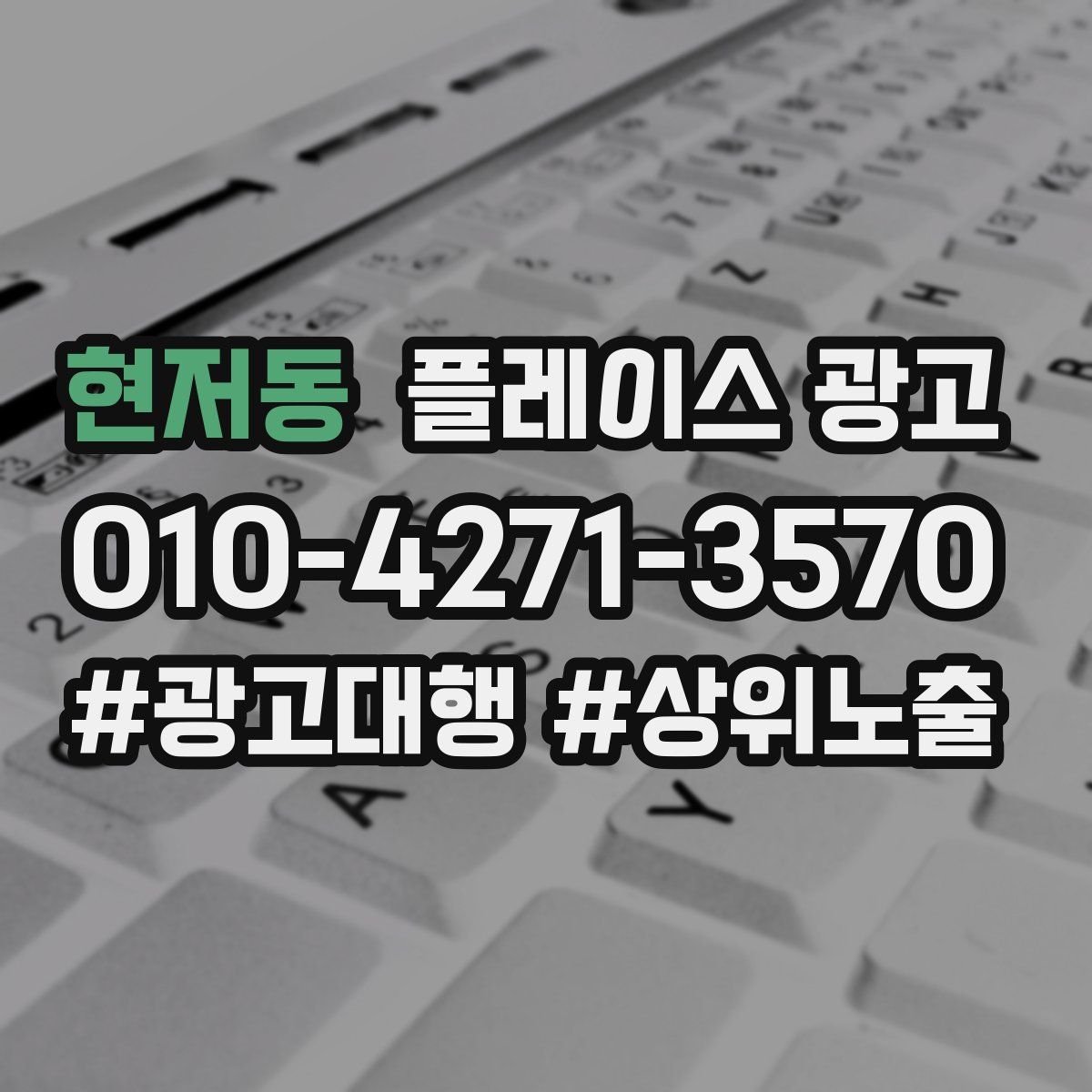 현저동 플레이스 광고
