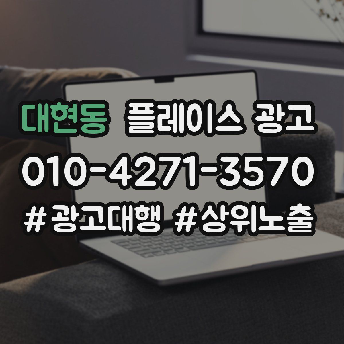 대현동 플레이스 광고