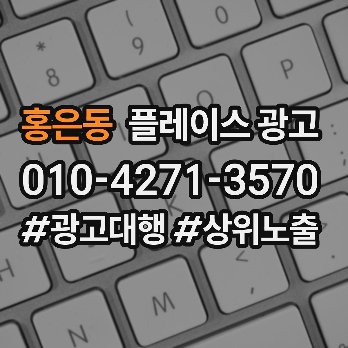 홍은동 플레이스 광고