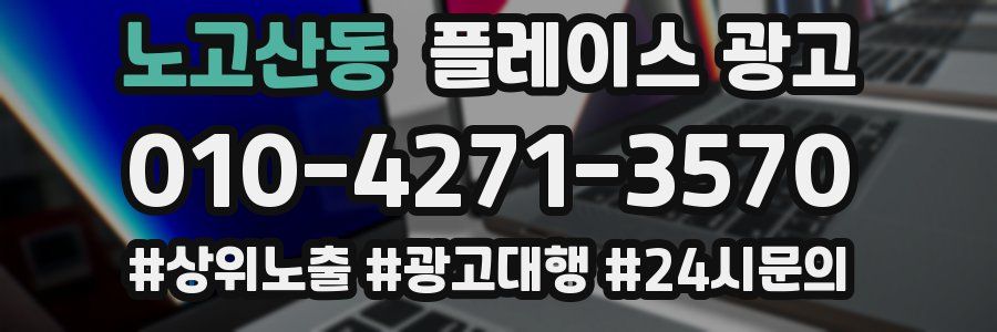 노고산동 플레이스 광고