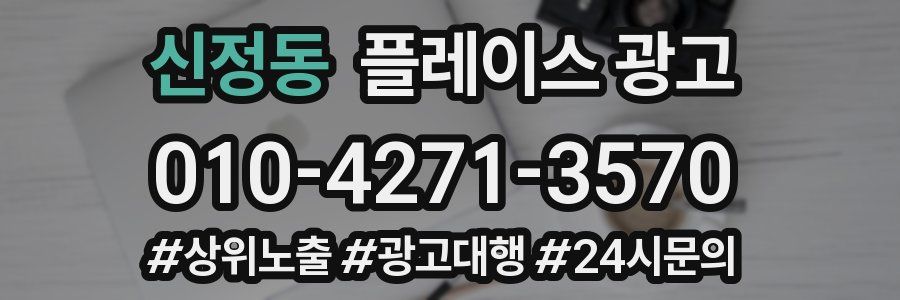 신정동 플레이스 광고