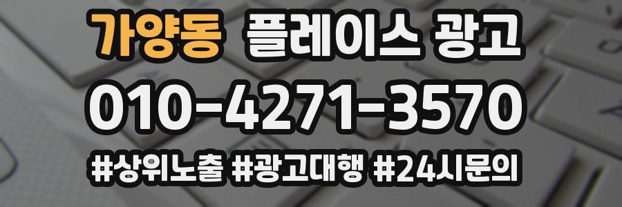 가양동 플레이스 광고