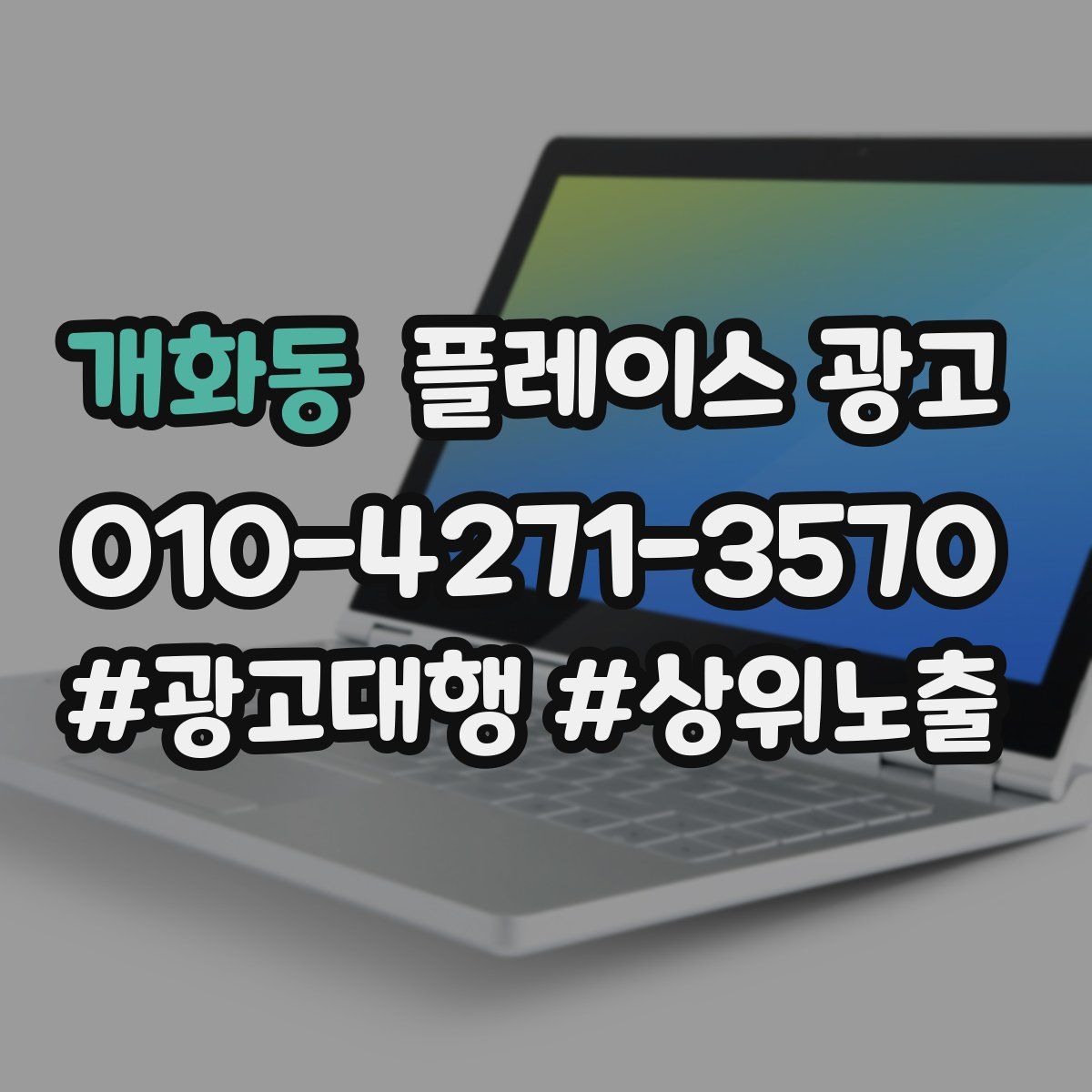 개화동 플레이스 광고
