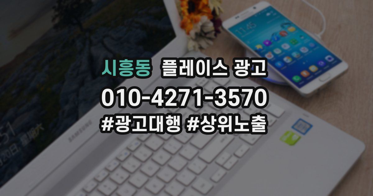시흥동 플레이스 광고