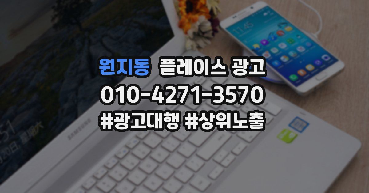 원지동 플레이스 광고