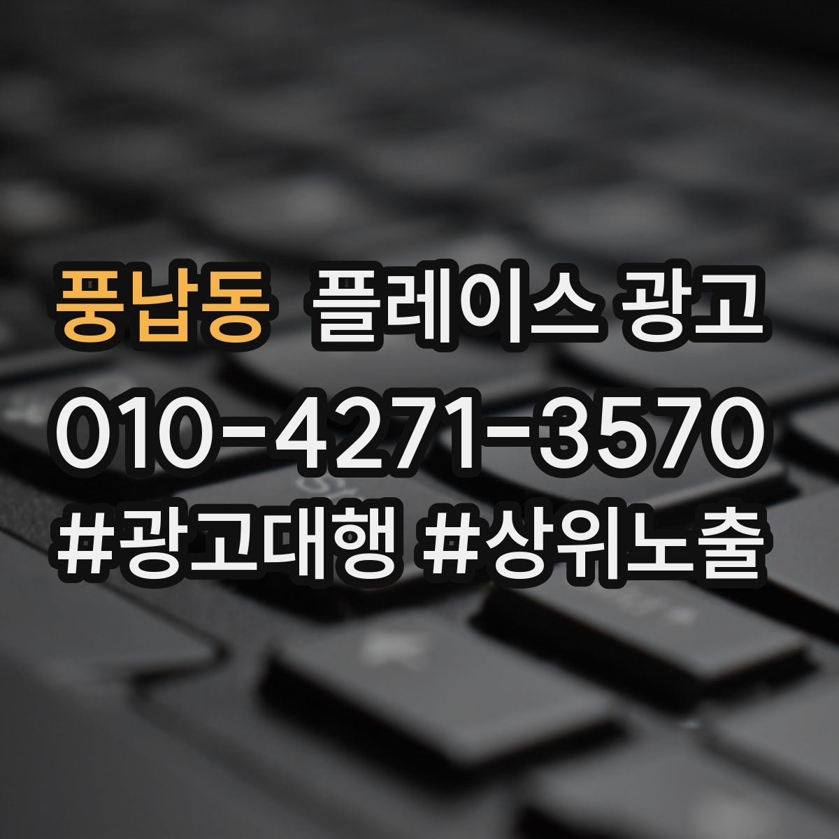 풍납동 플레이스 광고