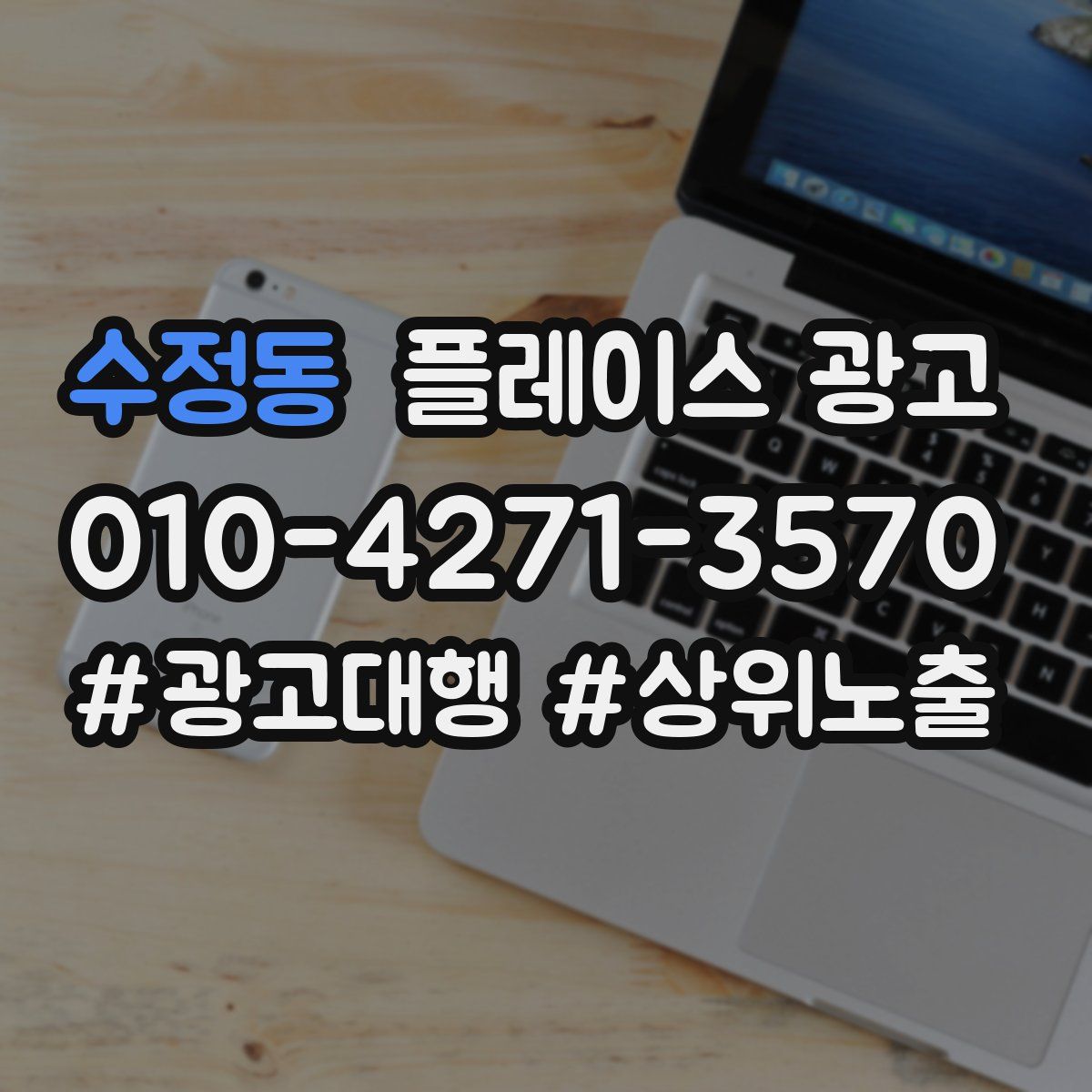 수정동 플레이스 광고