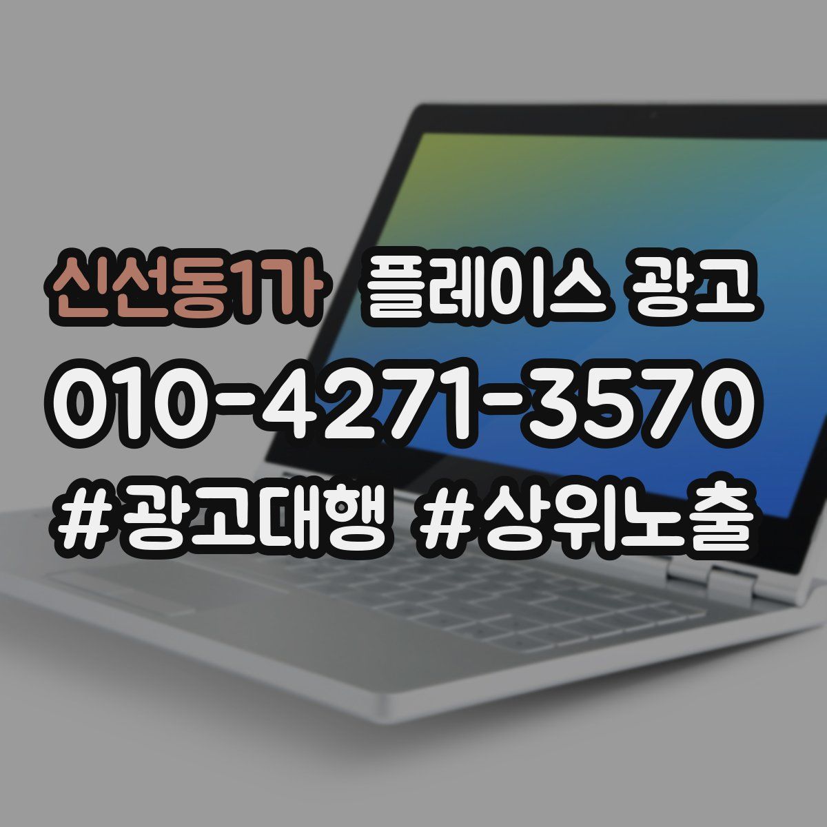 신선동1가 플레이스 광고
