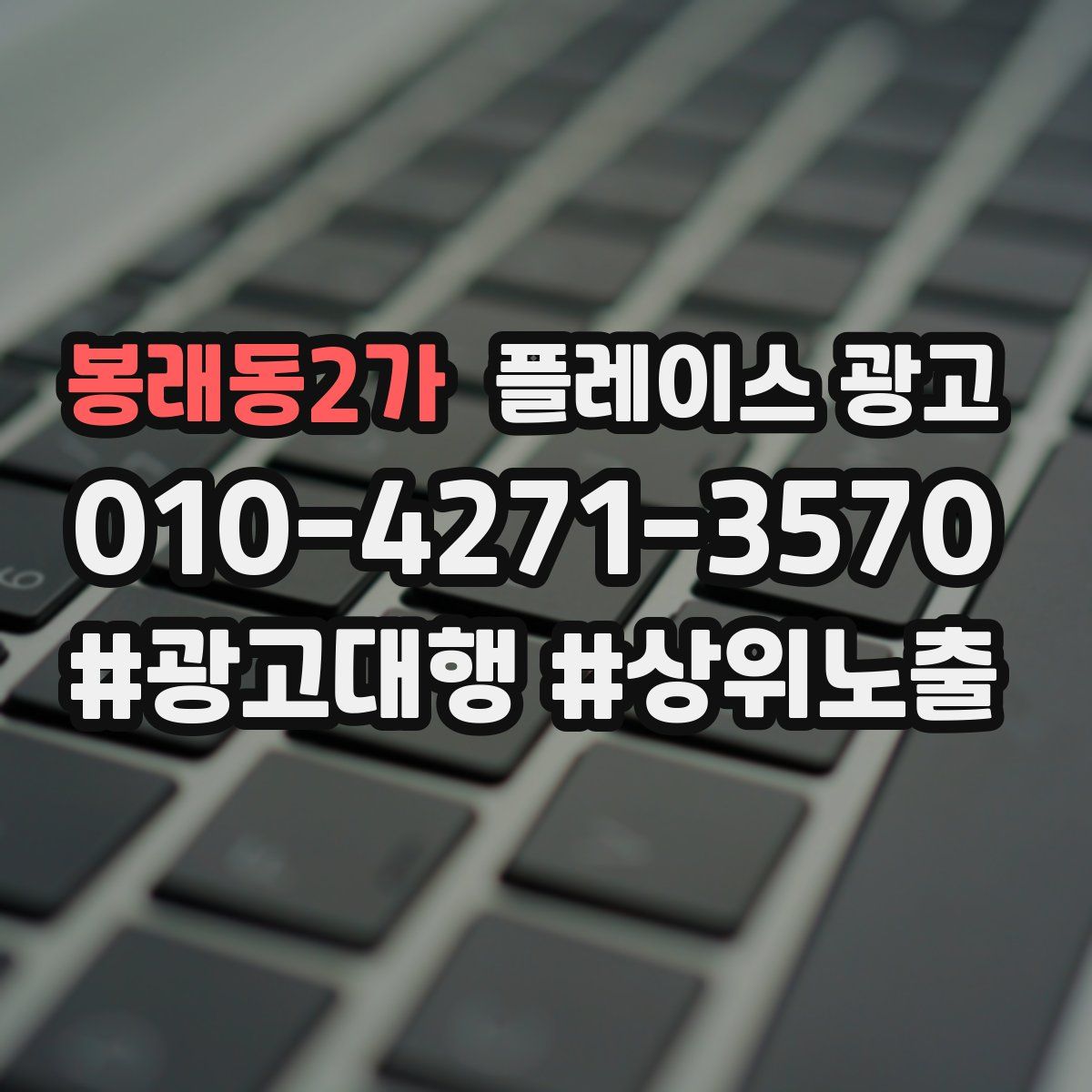 봉래동2가 플레이스 광고