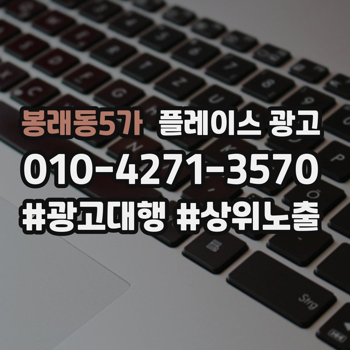 봉래동5가 플레이스 광고