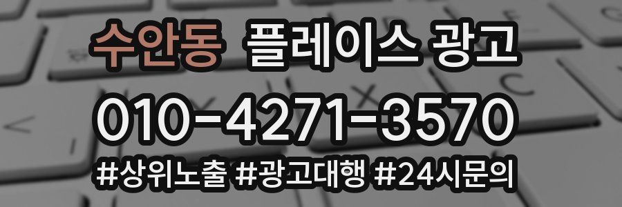 수안동 플레이스 광고