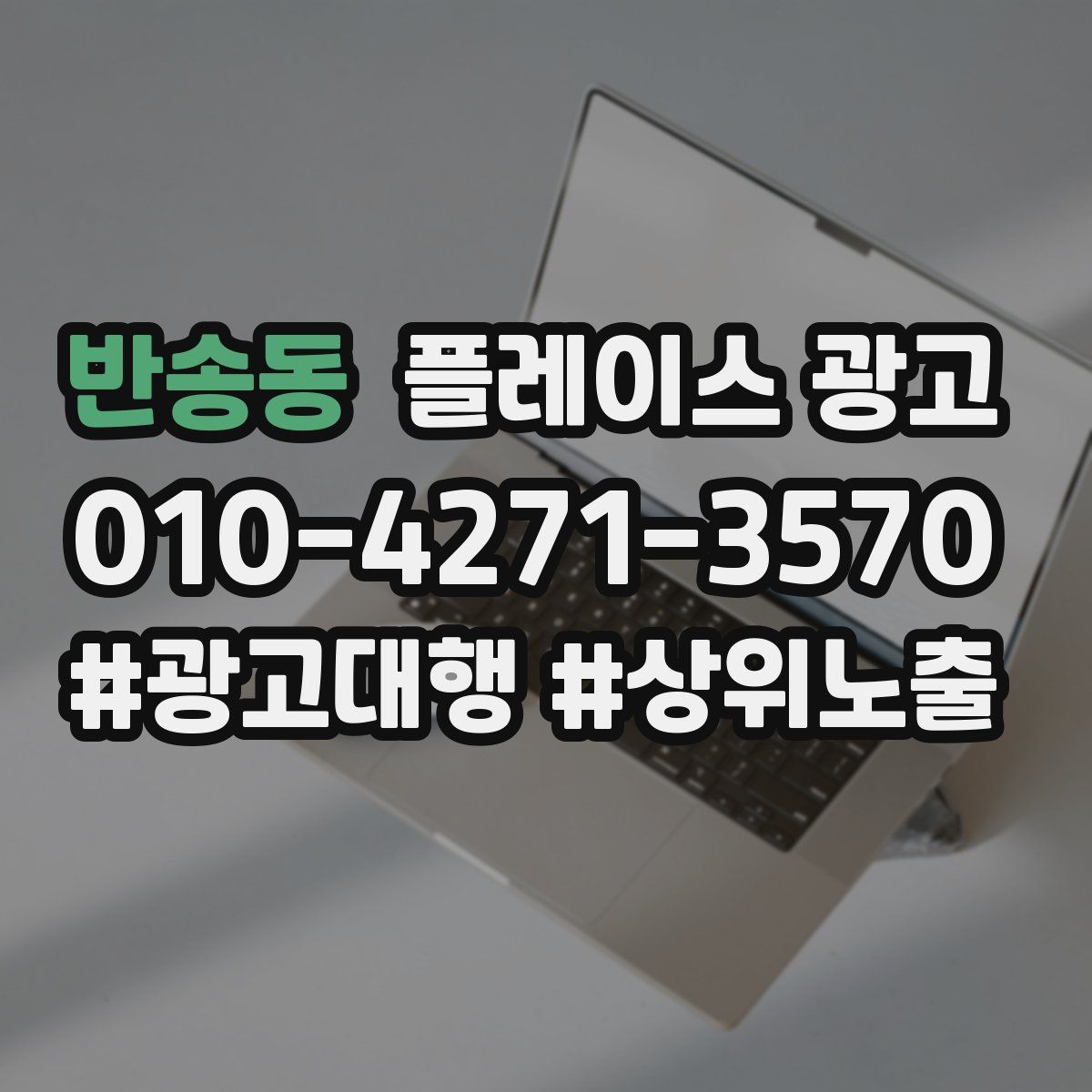 반송동 플레이스 광고
