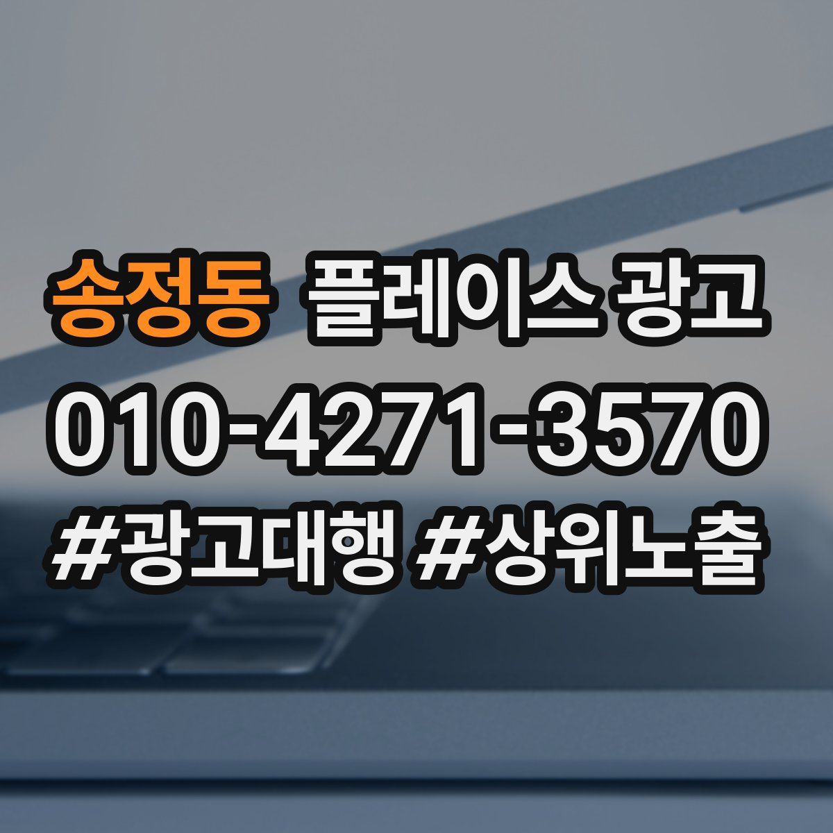 송정동 플레이스 광고