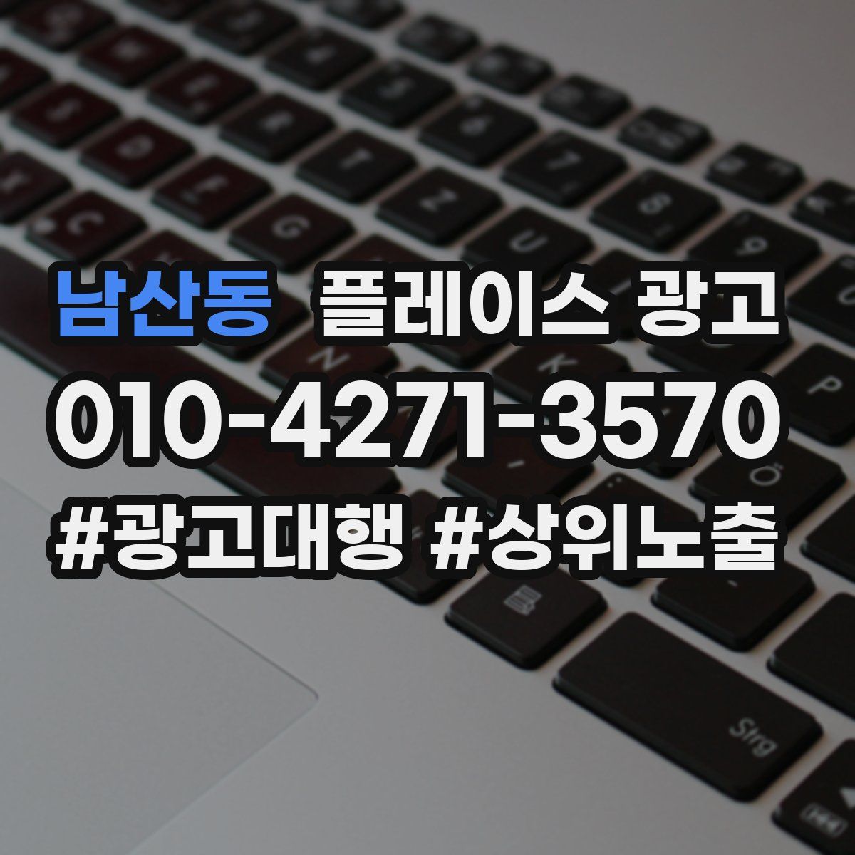 남산동 플레이스 광고