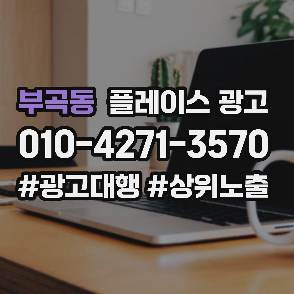 부곡동 플레이스 광고