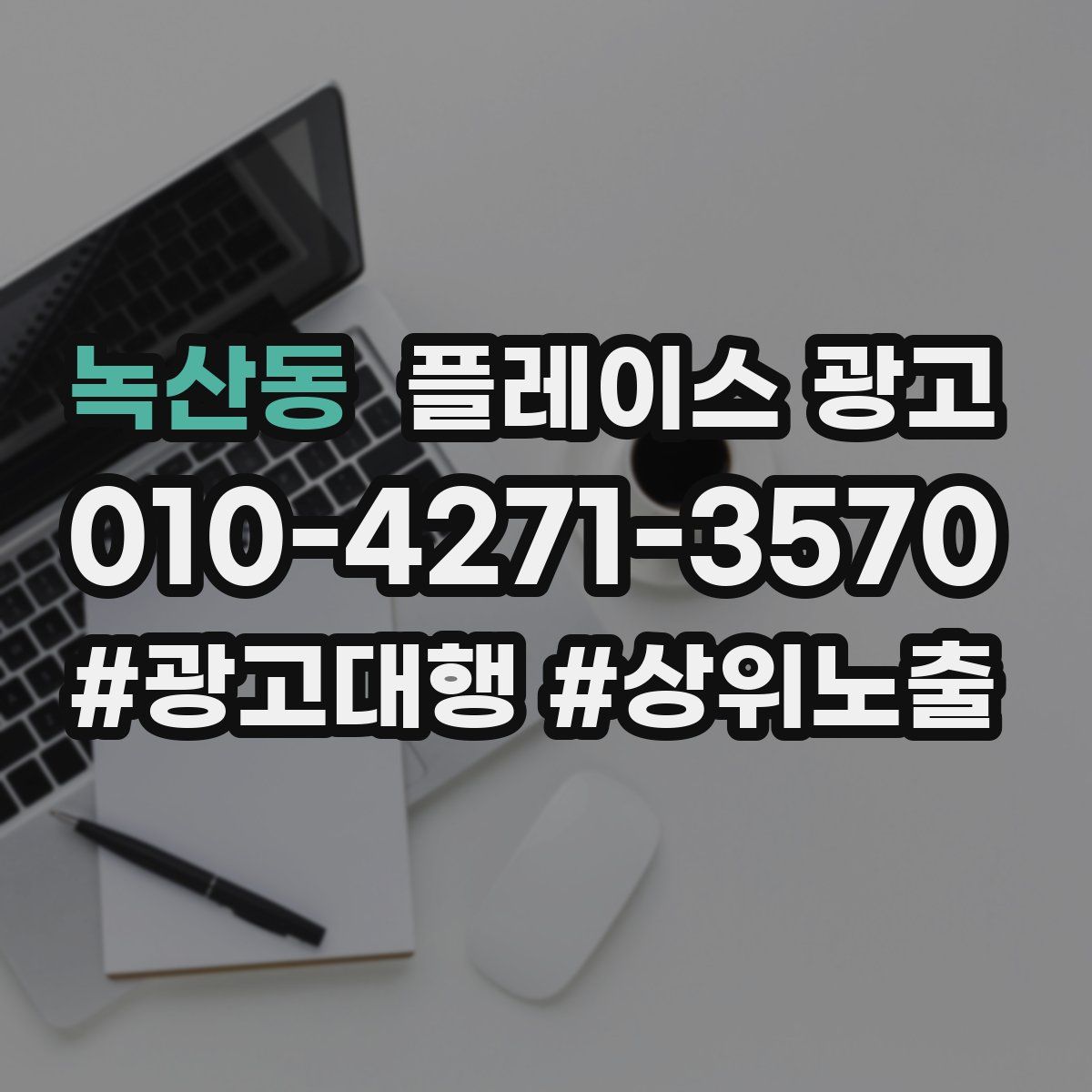 녹산동 플레이스 광고